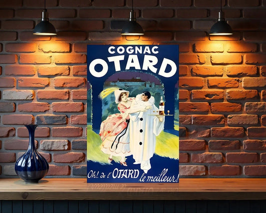 Cognac Otard Romance Heavy Metal Sign – Garage & Man Cave Decor