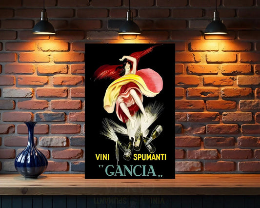 Vini Spumanti Gancia Sparkling Heavy Metal Sign – Garage & Man Cave Decor