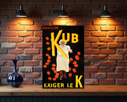 Bouillon KUB Sign - Heavy Metal Cafe & Bar Decor