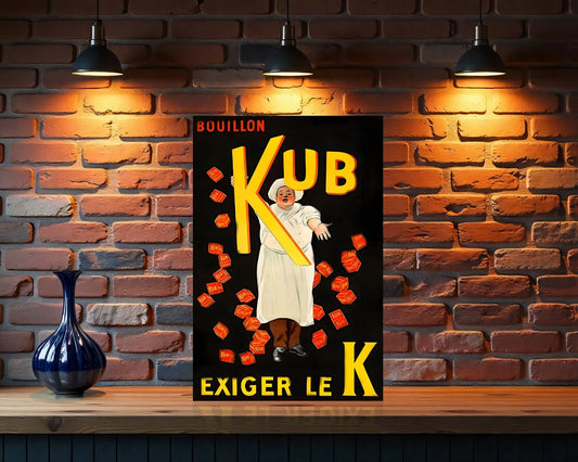 Bouillon KUB Sign - Heavy Metal Cafe & Bar Decor