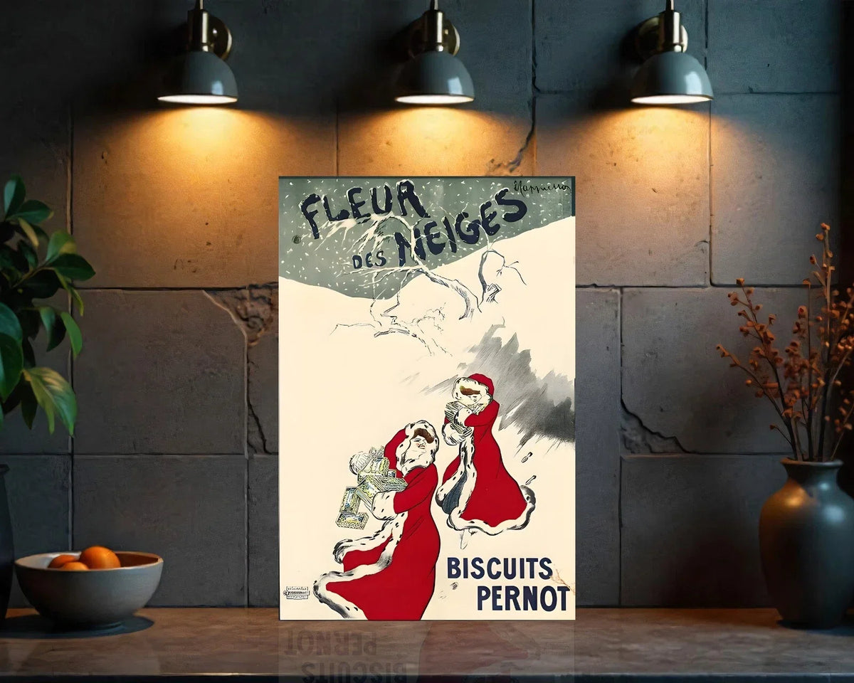 Fleur des Neiges Biscuits Pernot Heavy Metal Sign – Garage & Man Cave Decor