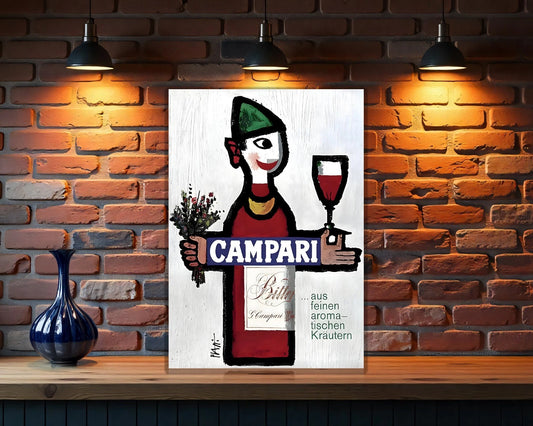 Campari German Herb Aroma Sign - Heavy Metal Cafe & Bar Decor