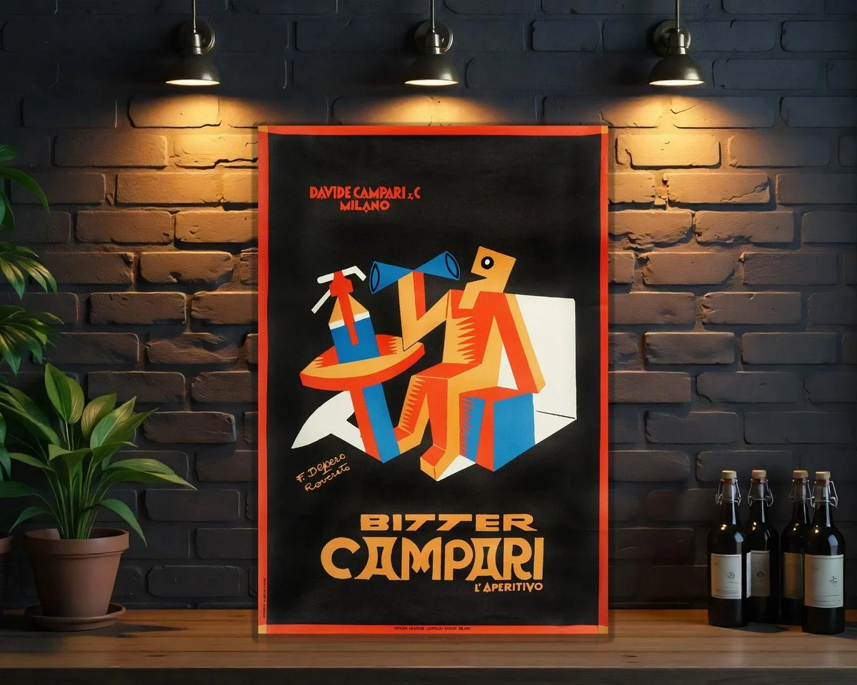 Campari Bitter Heavy Metal Sign – Garage & Man Cave Decor
