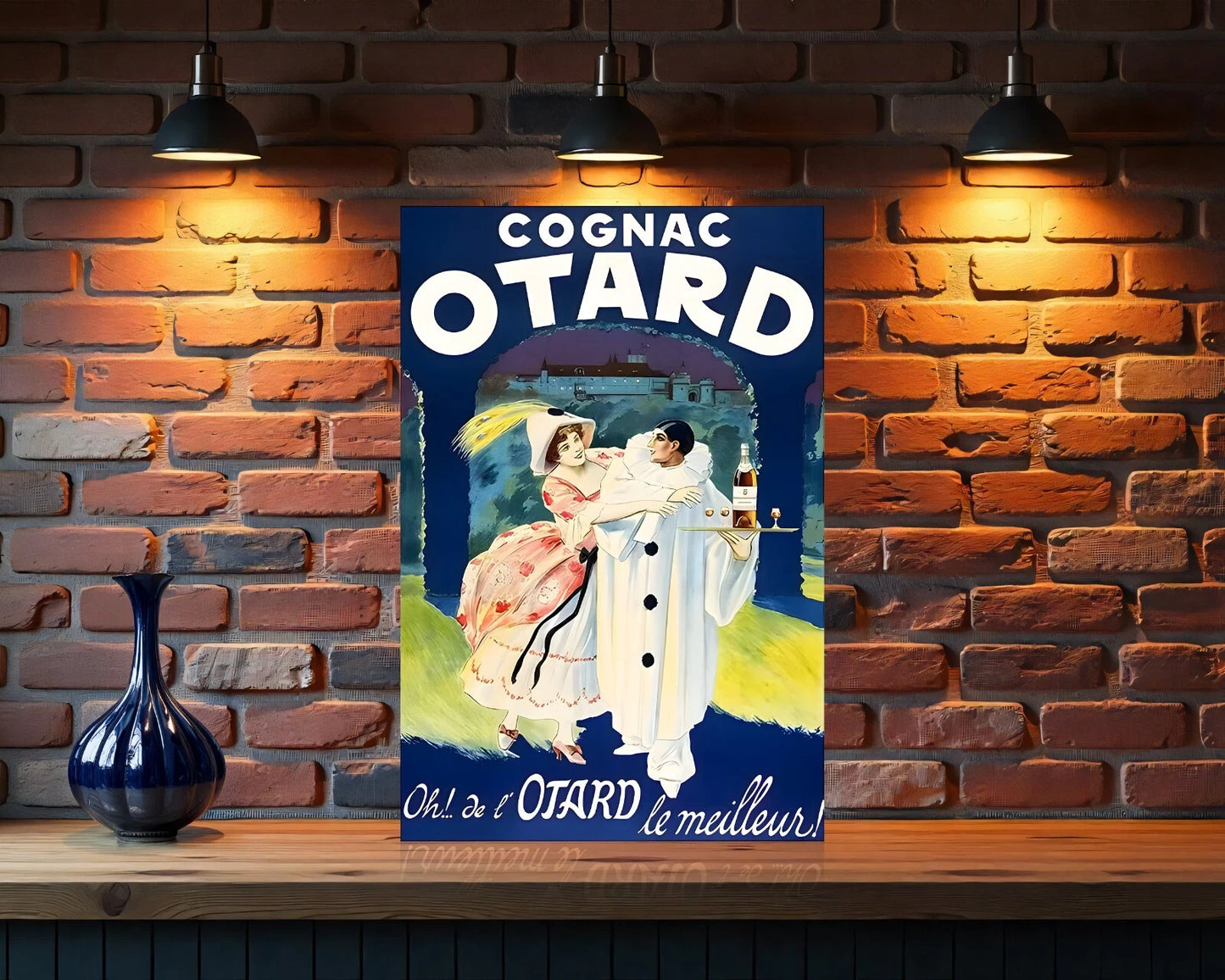 Cognac Otard Romance Sign -  Heavy Metal Cafe Decor