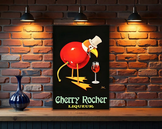 Cherry Rocher Liqueur Sign - Heavy Metal Cafe & Bar Decor