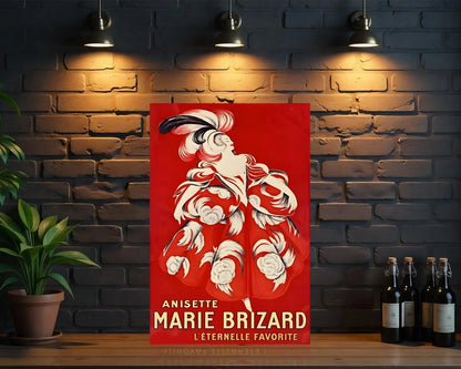 Marie Brizard Anisette Heavy Metal Sign – Garage & Man Cave Decor