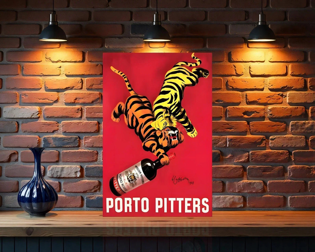 Porto Pitters Heavy Metal Sign – Garage & Man Cave Decor