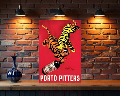 Porto Pitters Heavy Metal Sign – Garage & Man Cave Decor