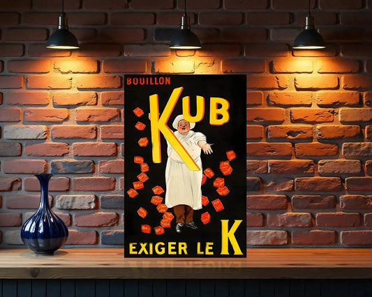 Bouillon KUB Heavy Metal Sign – Garage & Man Cave Decor