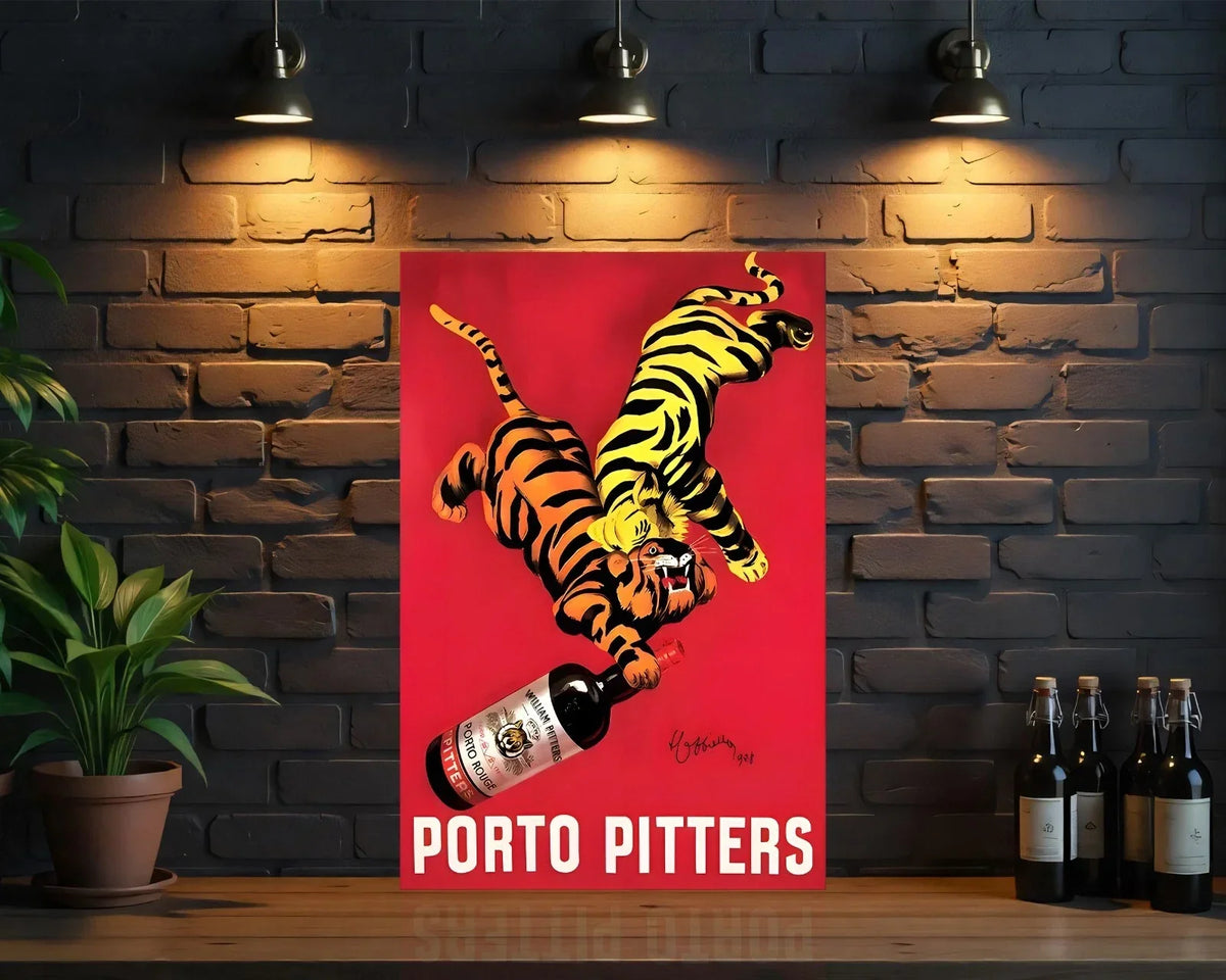 Porto Pitters Heavy Metal Sign – Garage & Man Cave Decor