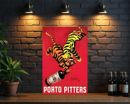 Porto Pitters Heavy Metal Sign – Garage & Man Cave Decor