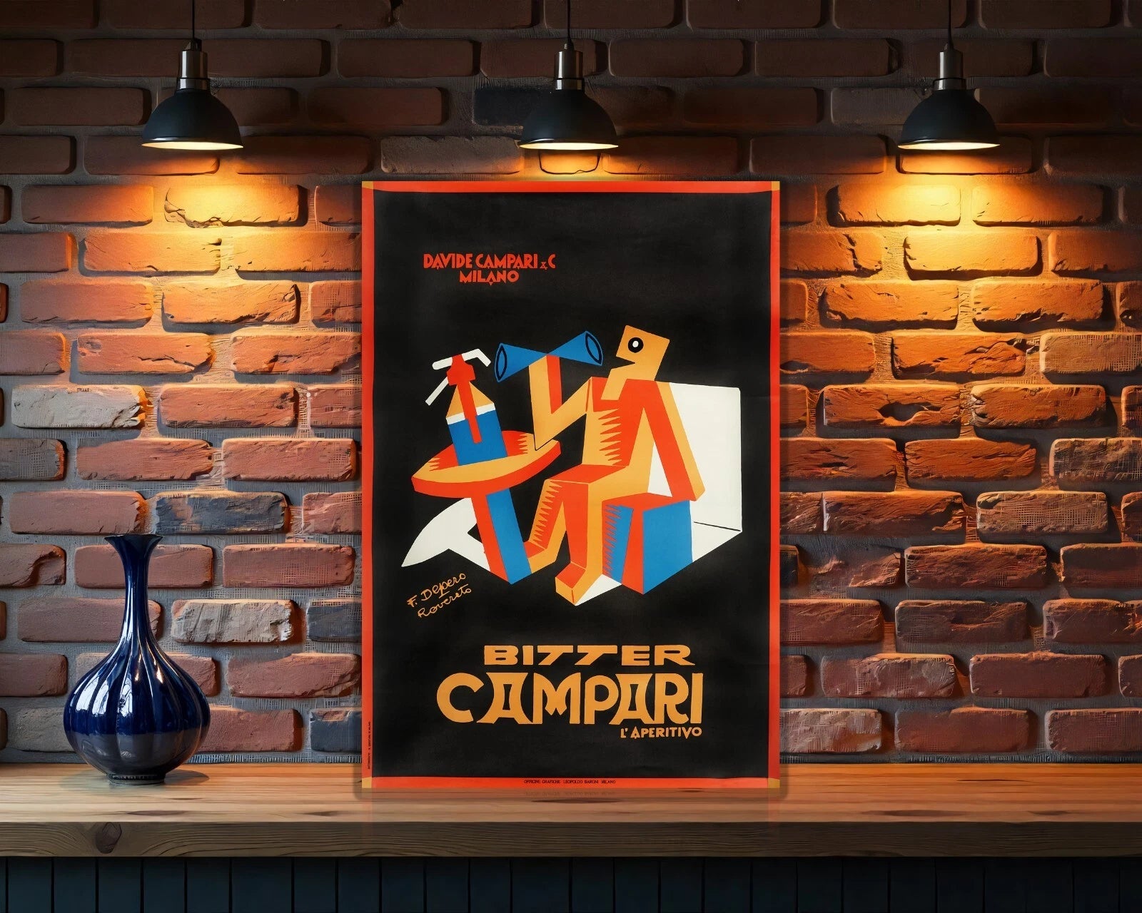 Campari Bitter Sign - Heavy Metal Cafe Decor – ZobGarage