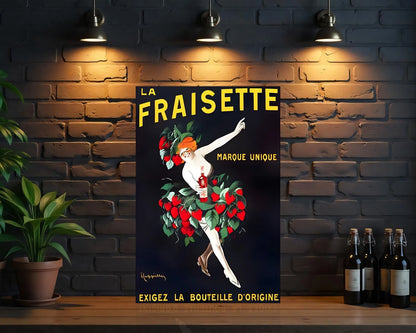 La Fraisette Heavy Metal Sign - Cafe & Bar Decor