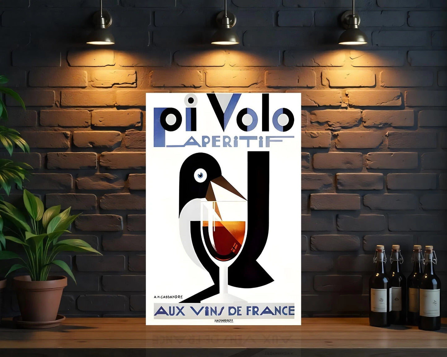 Pi Volo Apéritif Heavy Metal Sign - Cafe & Bar Decor
