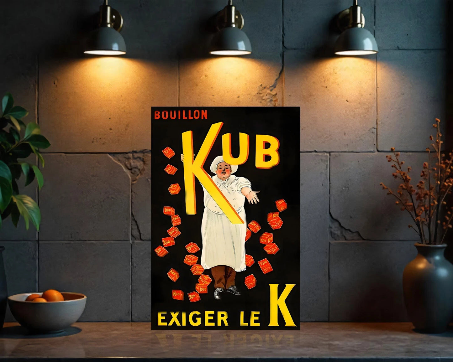 Bouillon KUB Sign - Heavy Metal Cafe & Bar Decor