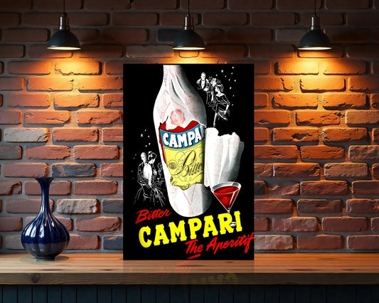 Campari Bitter Sign - Heavy Metal Cafe & Bar Decor
