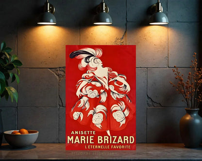 Marie Brizard Anisette Heavy Metal Sign – Garage & Man Cave Decor
