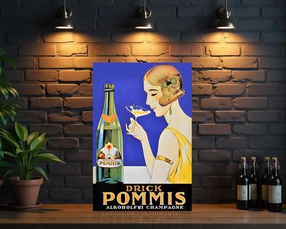 Drick Pommis Vintage Sign – Heavy Metal Cafe Decor