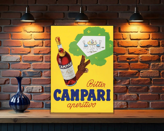 Campari “Bitter Aperitivo” Italian Sign - Heavy Metal Cafe & Bar Decor