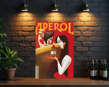 Aperol Lovers Heavy Metal Sign – Garage & Man Cave Decor