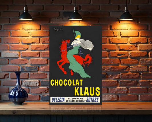 Chocolat Klaus Vintage Sign - Heavy Metal Cafe & Bar Decor