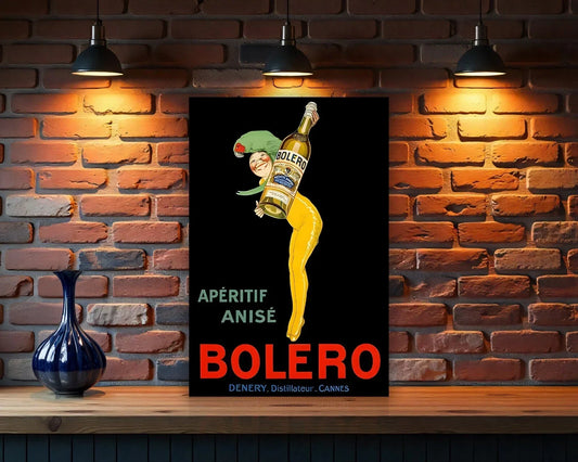 Apéritif Anisé Bolero Heavy Metal Sign – Garage & Man Cave Decor
