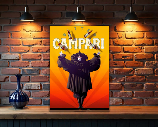 Campari Clown Sign - Heavy Metal Cafe & Bar Decor