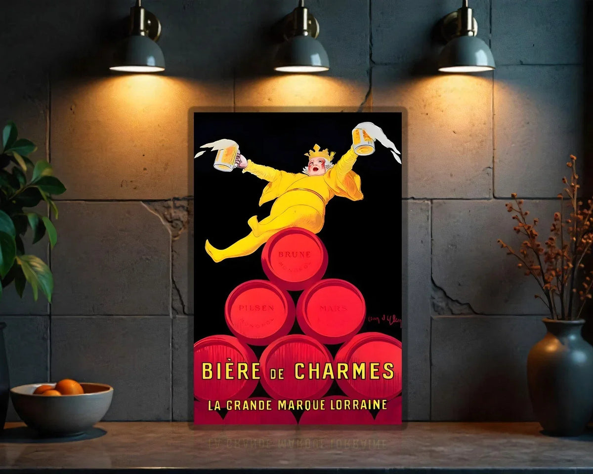 Bière de Charmes Heavy Metal Sign – Garage & Man Cave Decor