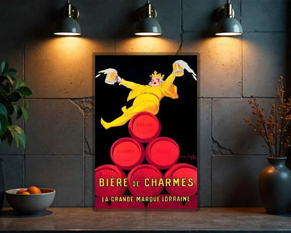 Bière de Charmes Heavy Metal Sign – Garage & Man Cave Decor