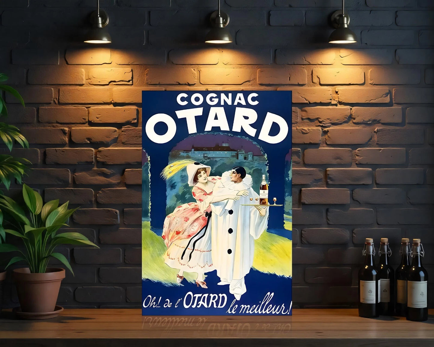 Cognac Otard Romance Sign -  Heavy Metal Cafe Decor