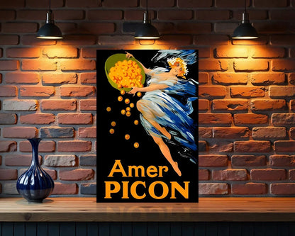 Amer Picon Heavy Metal Sign – Garage & Man Cave Decor