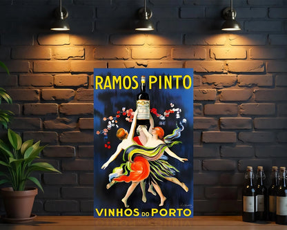 Ramos Pinto Vinhos do Porto Heavy Metal Sign - Cafe & Bar Decor