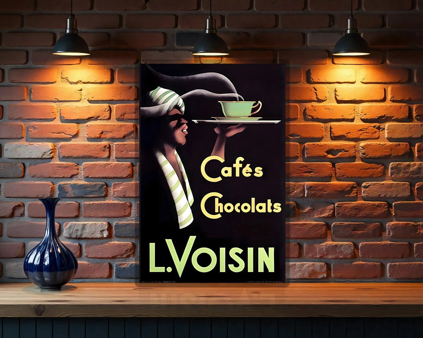 Cafés Chocolats L. Voisin Heavy Metal Sign - Heavy Metal Cafe & Bar Decor