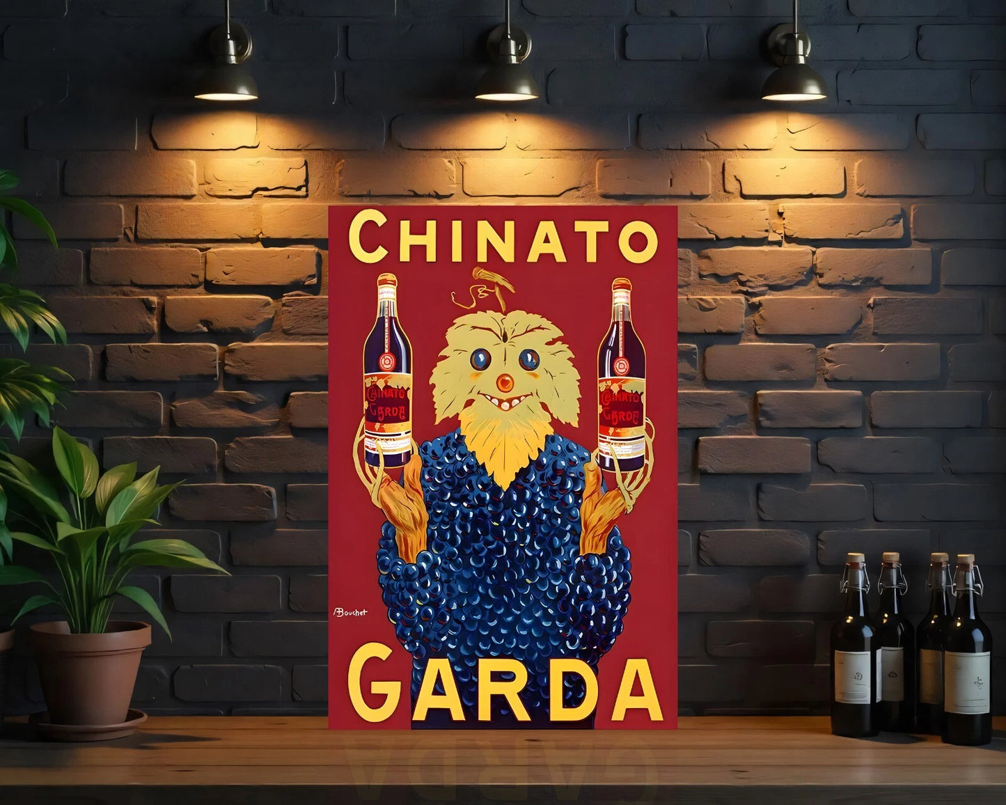 Chinato Garda Italian Heavy Metal Sign - Heavy Metal Cafe & Bar Decor