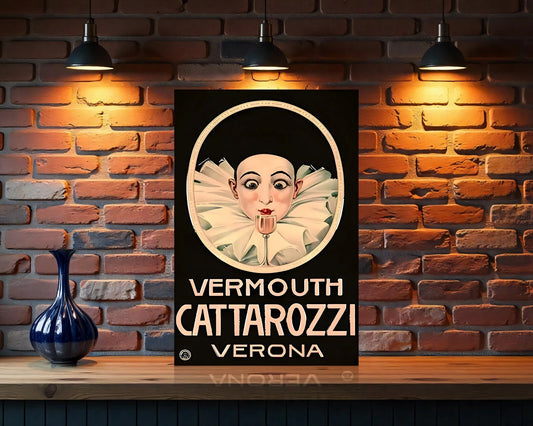 Cattarozzi Verona Vermouth Sign - Heavy Metal Cafe & Bar Decor