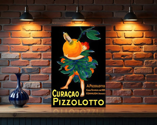 Curacao Pizzolottoi Sign - Heavy Metal Cafe & Bar Decor