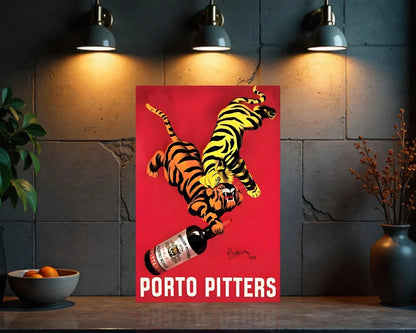 Porto Pitters Heavy Metal Sign – Garage & Man Cave Decor