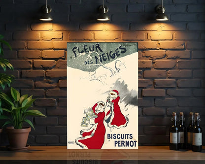Fleur des Neiges Biscuits Pernot Heavy Metal Sign – Garage & Man Cave Decor