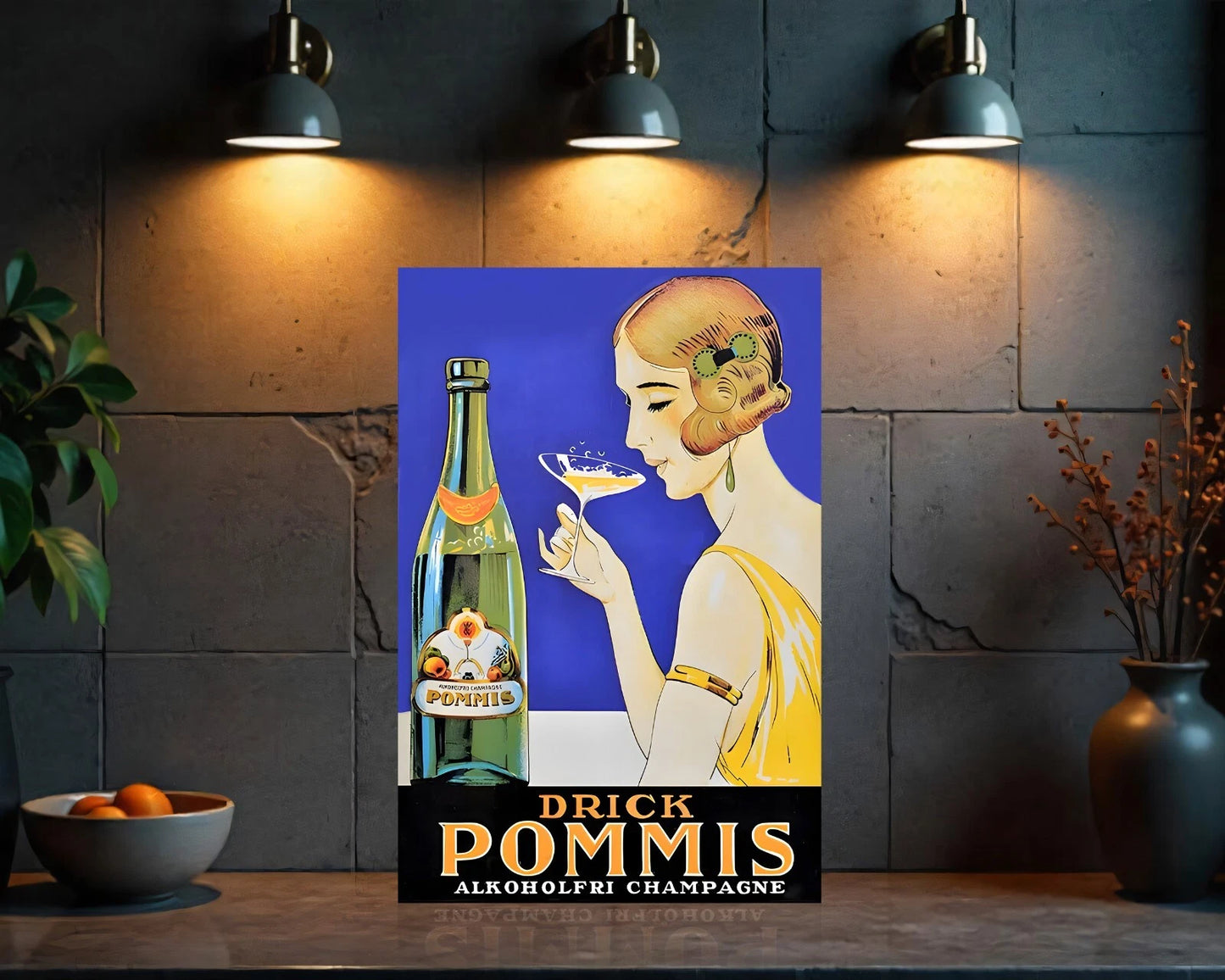 Drick Pommis Vintage Sign – Heavy Metal Cafe Decor