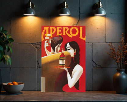 Aperol Lovers Heavy Metal Sign - Cafe & Bar Decor