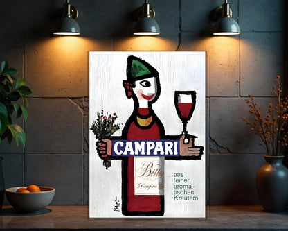 Campari German Herb Aroma Sign - Heavy Metal Cafe & Bar Decor