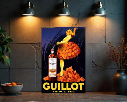 Guillot Triple Sec Heavy Metal Sign – Garage & Man Cave Decor