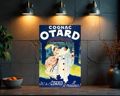 Cognac Otard Romance Heavy Metal Sign – Garage & Man Cave Decor
