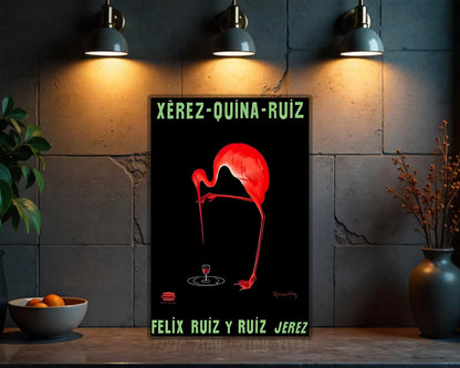 Xérez-Quina-Ruiz Sign - Heavy Metal Cafe & Bar Decor