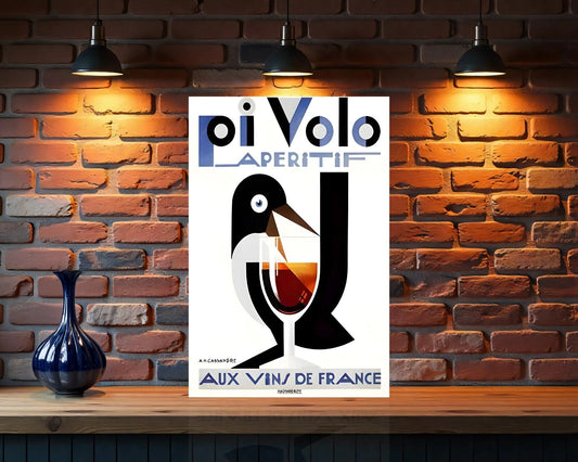 Pi Volo Apéritif Heavy Metal Sign - Cafe & Bar Decor