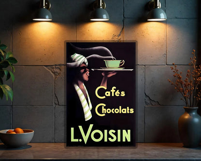 Cafés Chocolats L. Voisin Heavy Metal Sign - Heavy Metal Cafe & Bar Decor