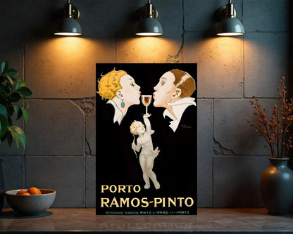 Porto Ramos Pinto Heavy Metal Sign – Garage & Man Cave Decor
