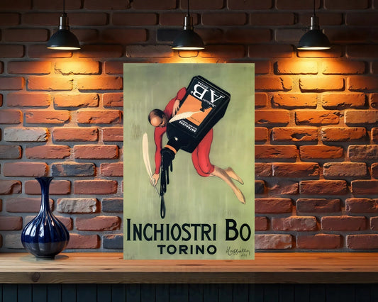 Inchiostri Bo Torino Sign - Heavy Metal Cafe & Bar Decor