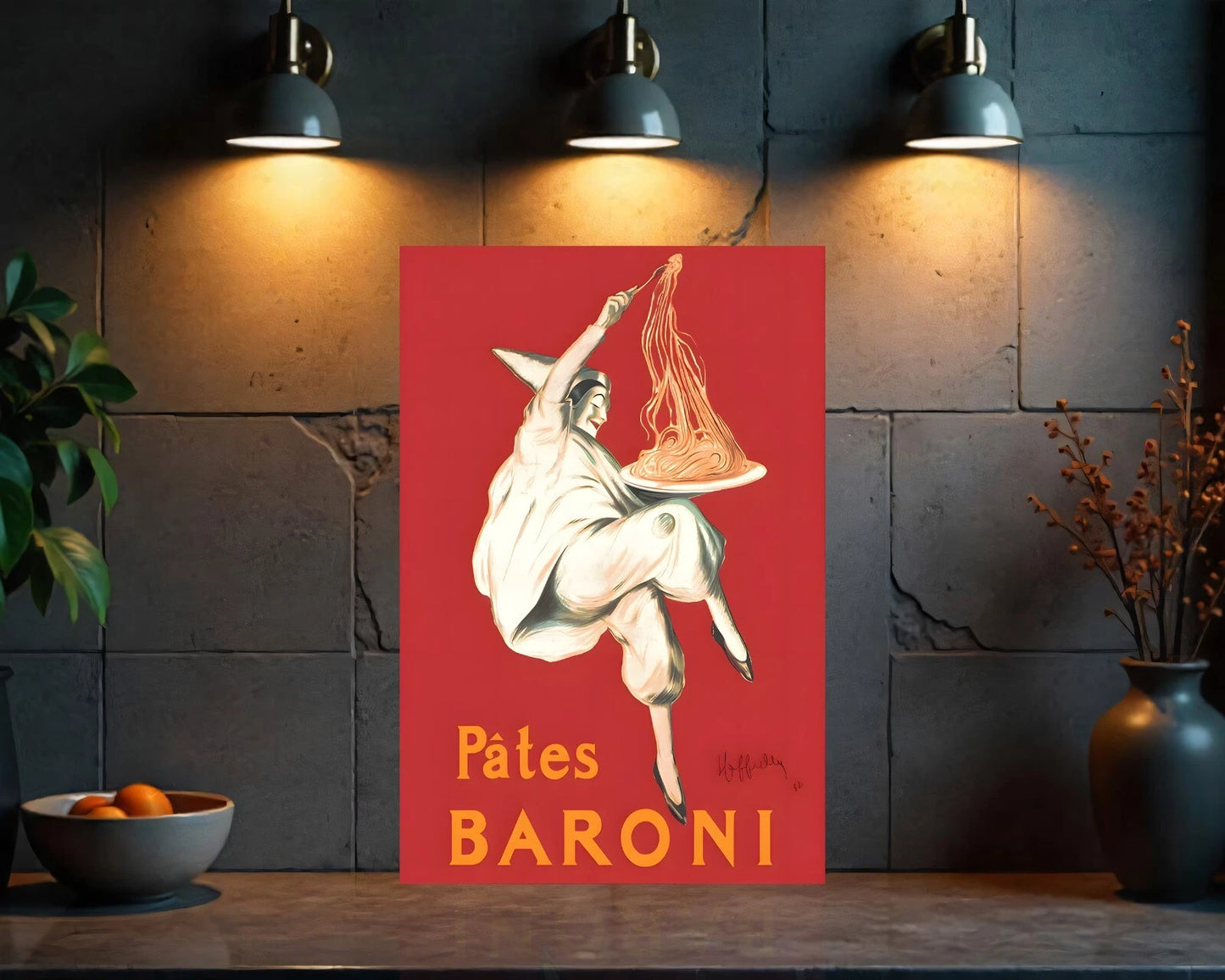 Pâtes Baroni Vintage Sign  - Heavy Metal Cafe & Bar Decor