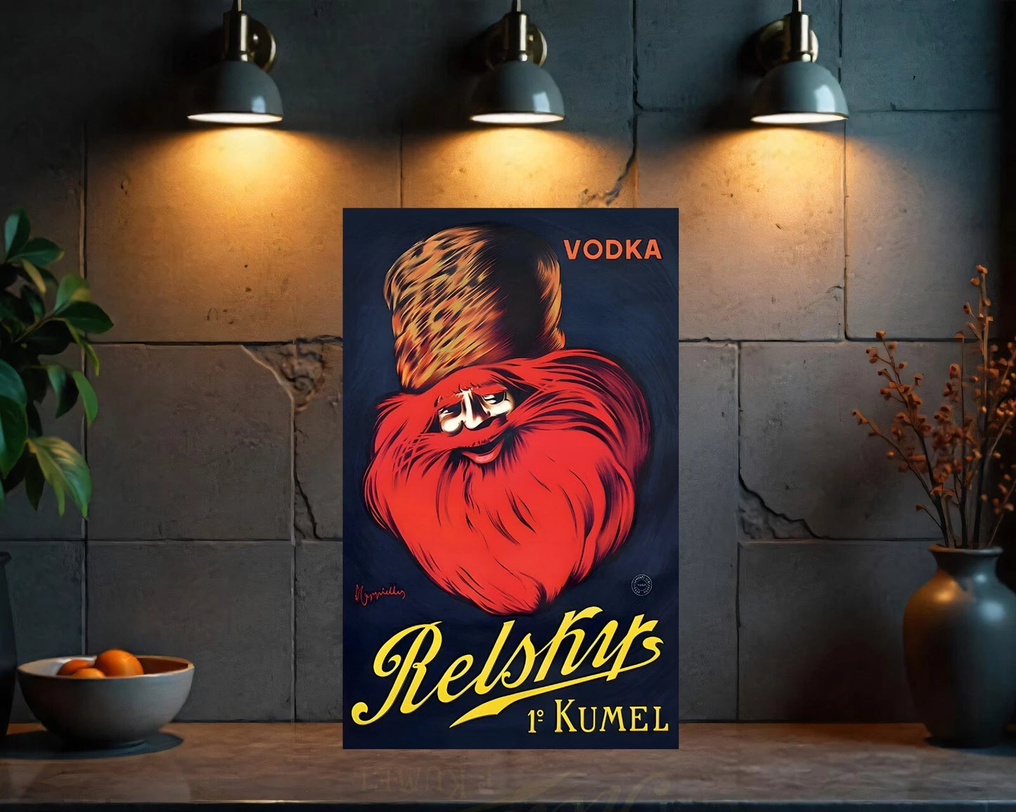RELSHY’S Vodka Sign - Heavy Metal Cafe & Bar Decor